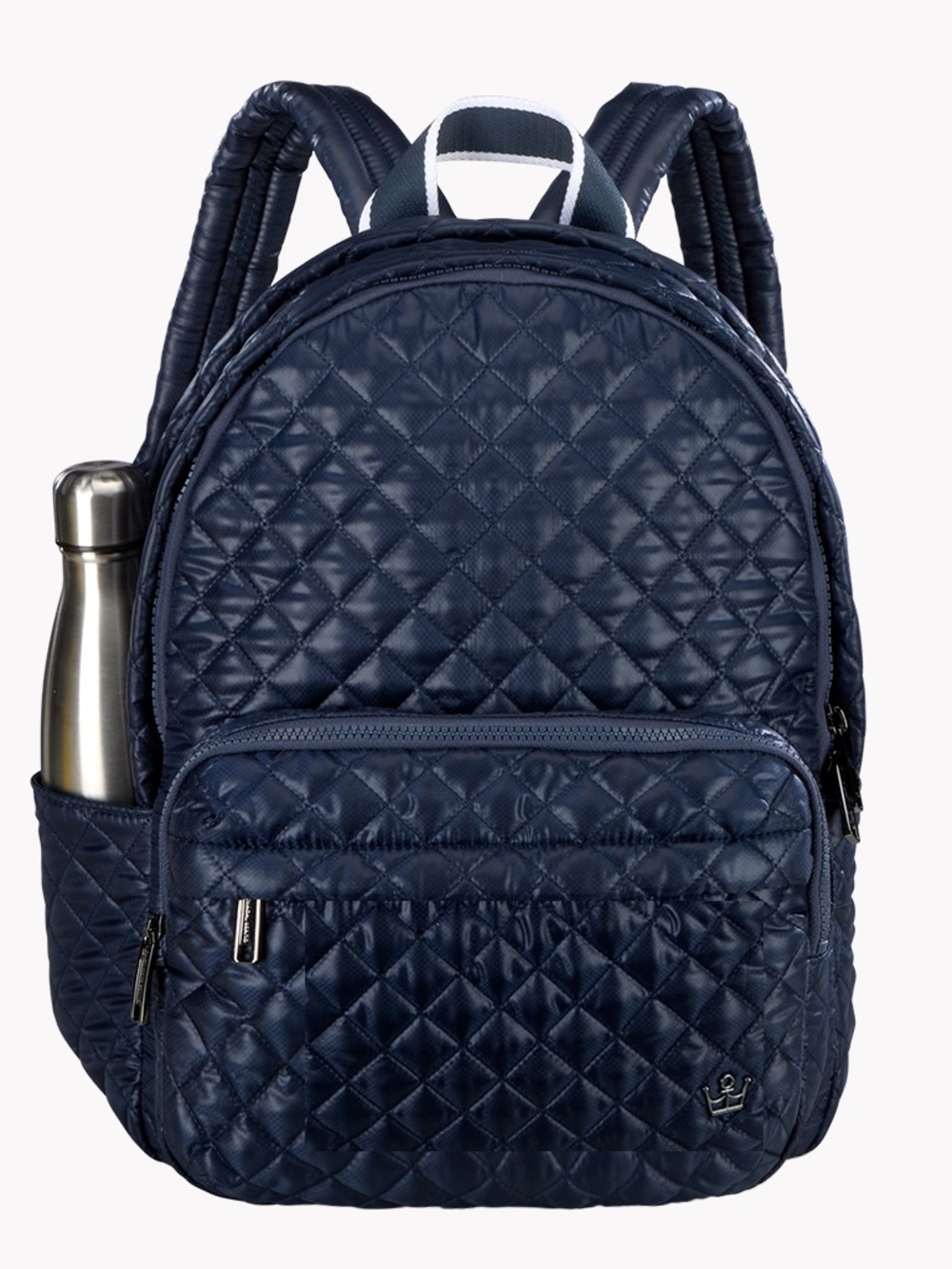 Oliver Thomas Large Wingwoman Laptop Backpack black quilted travel work